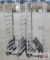 Pair of Bakers Racks with Wheels 20.5
