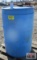 55 Gal Plastic Barrel With Valve Blue