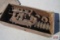 Wooden Box With Pipe Vise & Attachments