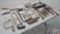 Hacksaw, Coping Saw, Putty Knife, Mortar Trowel, Debarker Tool, Hammer, Grease Gun, Wire Brush &