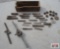 Wooden Box Of Tap & Die Hand Tools