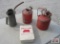 3- Vintage Oil Cans & First Aid Kit