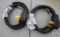 2 Electrical Replacement Cords, 4 Prong 220 Volt