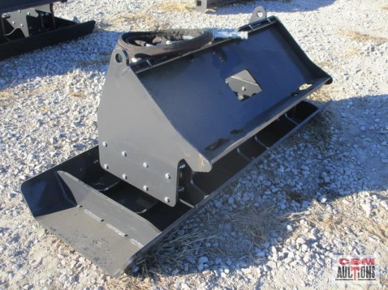 New Landhonor 72" Vibratory Plate Compactor, Skid Steer Attachment Plate, Hoses & Ends