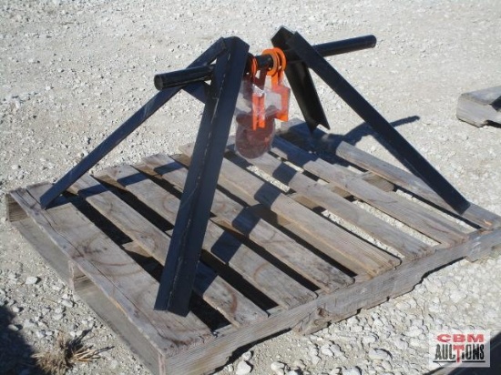 3/8" AR500 Spinning Gong Shooting Target Weighs #50