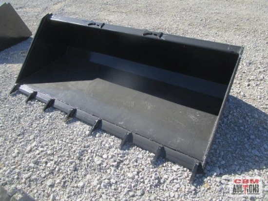 78" Skid Steer Tooth Bucket, Weighs #520