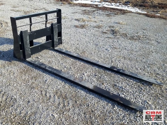 New Arrow Extreme Duty Skid Steer 96" Pallet Forks #9,000 Capacity Extra Strength Skid Steer Pallet