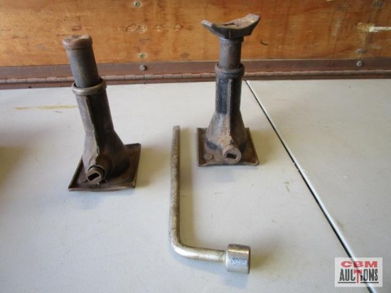 2- Vintage Car Jacks