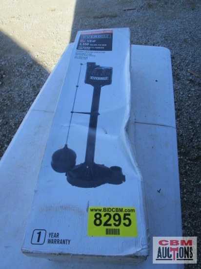 Everbilt 1/3hp Plastic Pedestal Sump Pump