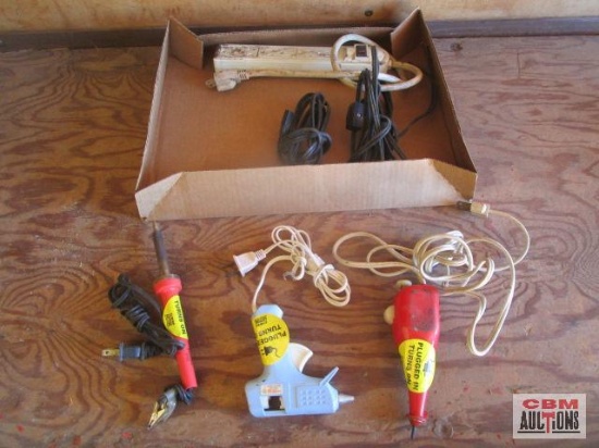 Power Strip, Hot Gun, Soldering Iron, Engraver (Works)