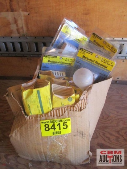 Cadet Mechanical Thermostat & Light Bulbs