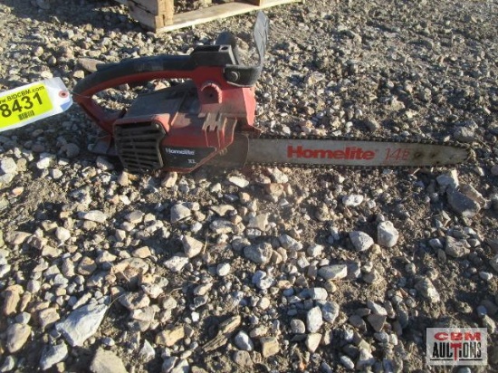 Homelite XL Chainsaw 14" Bar (Unknown)