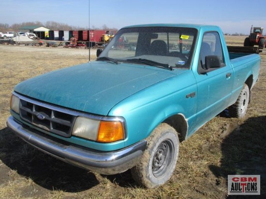 1993 Ford Ranger Pickup Truck, VIN # 1FTCR10AXPPA71452