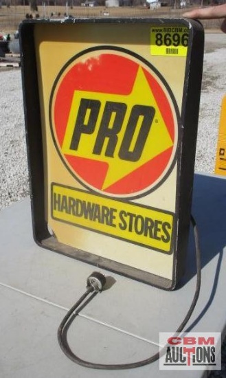 Pro Hardware Stores 120V Lighted Sign, Unknown