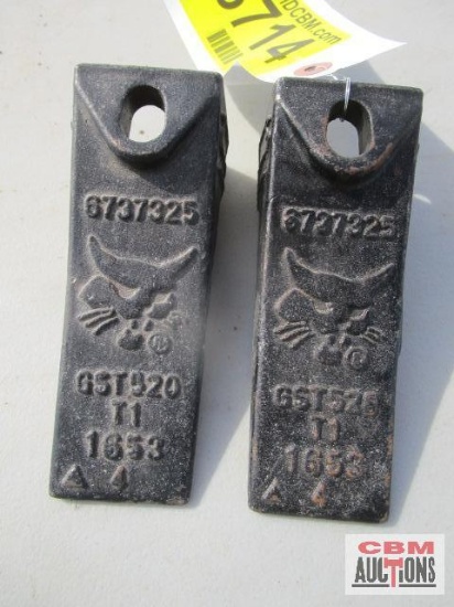 2- New Bobcat Teeth P# 6737325