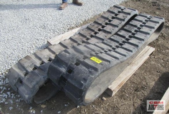 DRB Skid Steer Rubber Tracks 400x52x86 (Look New But Dirty) JCB Compact Track Loader 1110T JCB