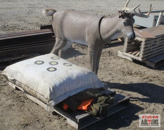 Archery Shooting Bag, Deer Decor