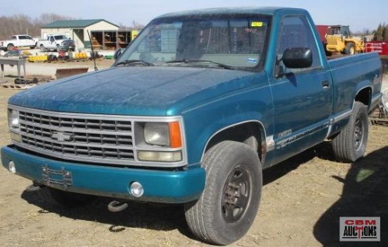 1994 Chevrolet K1500 Pickup Truck, VIN # 1GCEK14ZXRZ156716