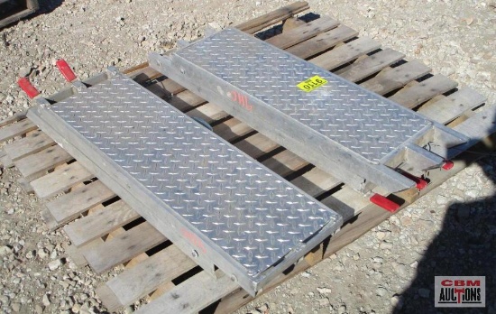 Pair Of Better Built Aluminum...Folding Ramps #500 Cap Ea