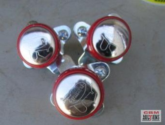 3-Red Tractor Steering Wheel Spinners