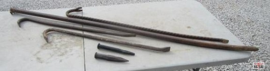Assorted Pry Bars All Lengthens