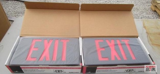 Pair of Sure-Lites...LED Lighted EXIT Signs, New