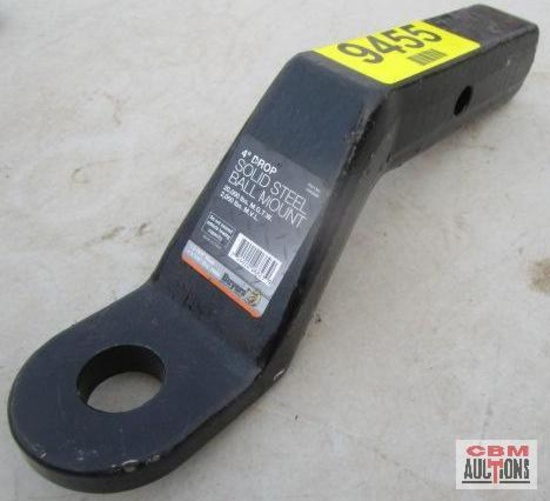 New Receiver Hitch 4" Drop, Fits 2" Receiver