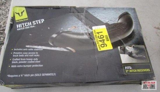 Bully Brand Hitch Step Rated 300 LBS, Fits 2" Receiver Hitch, Appears New