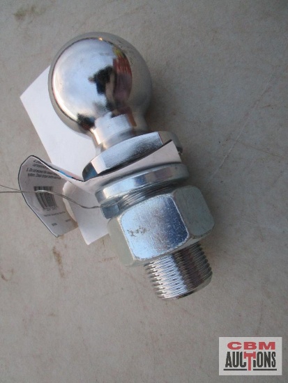 New Curt 2 5/16" Trailer Ball, 1 1/4" Shank, 2 5/8" Long GTW 15,000 LB