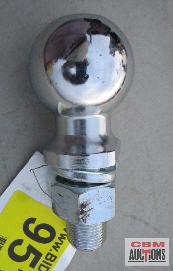 New Curt 2 5/16" Trailer Ball, 1" Shank, 2 1/8" Long GTW 7,500 LB