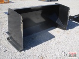 6' Skid Steer Snow Box / Pusher Cutting Edge Weighs #655