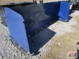 8' Skid Steer Snow Box / Pusher Cutting Edge Weighs #655