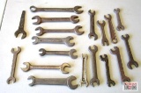 Mixed Vintage Open Ended Wrenches