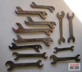 Mixed Vintage Open Ended Wrenches