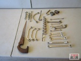 Crowfoot Sockets, Hand Saw, Clevis Shackles, Bend Wrenches, Cable Turn Buckles