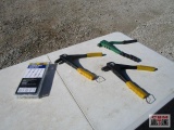 3 Rivet Guns With Box Mixed Rivets