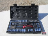 Hyper Tough Socket Set 1/4 & 3/8 (Missing Ratchet & Has Extra Extension