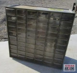 Gray Hardware Organizer With Fasteners 14.5