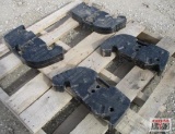 4- Caterpillar Challenger #75 Tractor Suit Case Weights 4 X TIMES THE BID