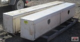 2- 8' Steel Side Mount Double Door Pickup Tool Boxes...