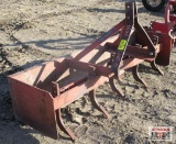 Box Blade 6' With Adjustable Scarifiers / Rippers Cat I