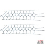 Kimpex Diamond V-Bar Tire Chains - 233581 Hardened steel aggressive V-Bars assure traction in