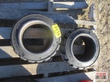 Pair Of Forklift Tires 13 1/2 x 5 1/2 x 8...