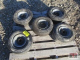 5- Duro 15x6x6 Tires & Wheels