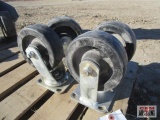 4- Used Caster Wheel Rollers