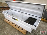 Tractor Supply White Cross Over Tool Box One Lid Style