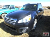 2013 Subaru Outback Multipurpose Vehicle (MPV), VIN # 4S4BRCBC7D3235163
