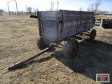 Vintage Wood Box Wagon (Pulls & Turns)