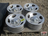 4- Ford 5 Bolt Wheels & Center Caps, (Seller Said F-150 16