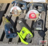 Lot of RYOBI...18V tools, Two 5 1/2